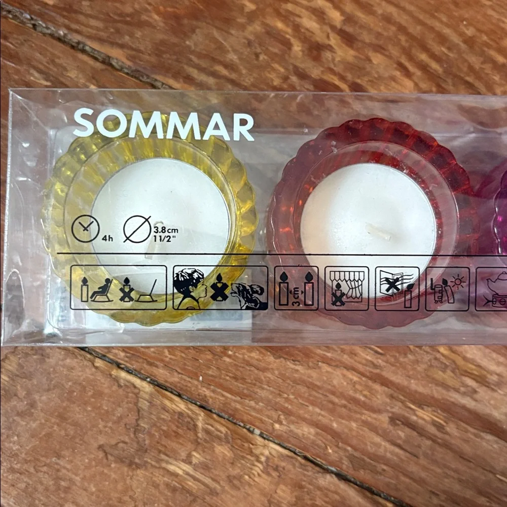 IKEA Sommar tea light candle set NIB 2005